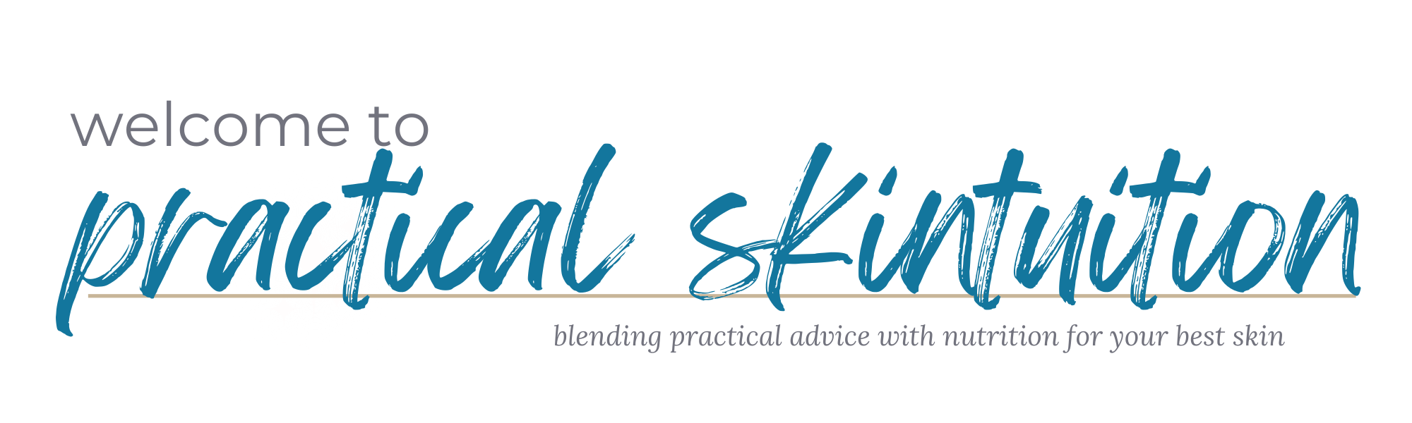 a blog about skincare and nutrition